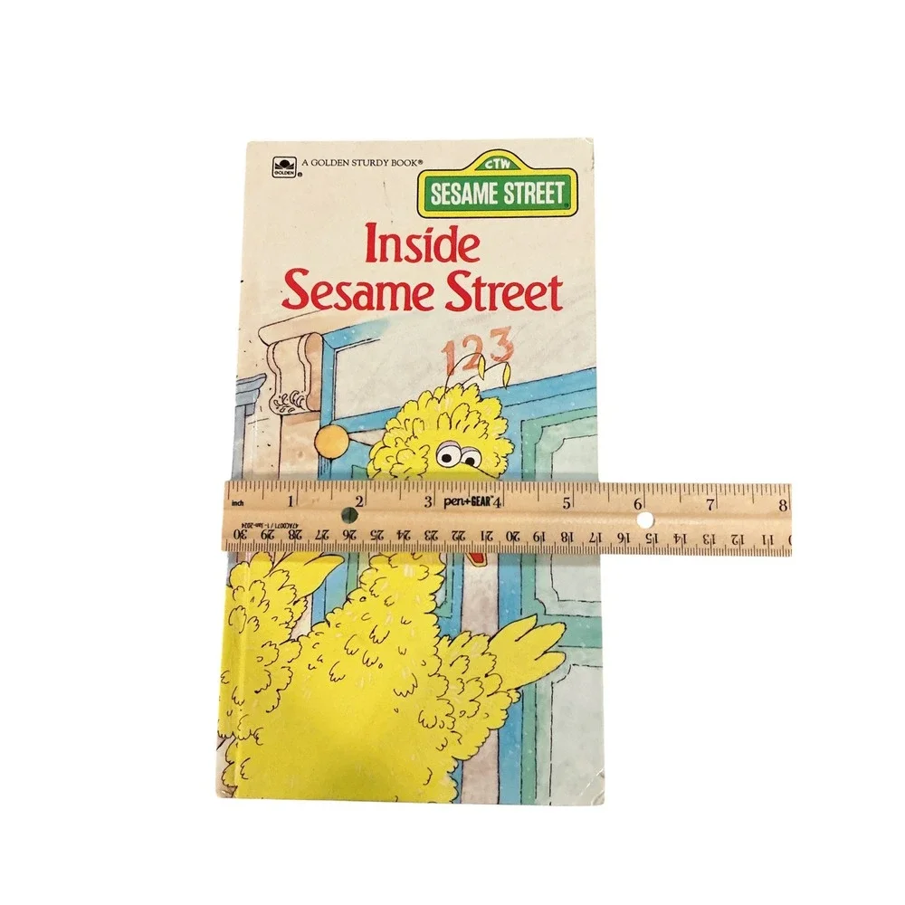 Inside Sesame Street A Golden Sturdy Book‎ Big Bird Vintage 1986 0-307-12142-9